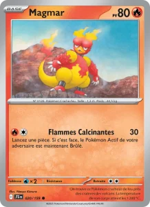 Carte Pokemon Magmar 020/159 Aventures Ensemble