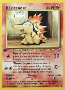 Carte Pokemon Héricendre 57/111 Neo Genesis