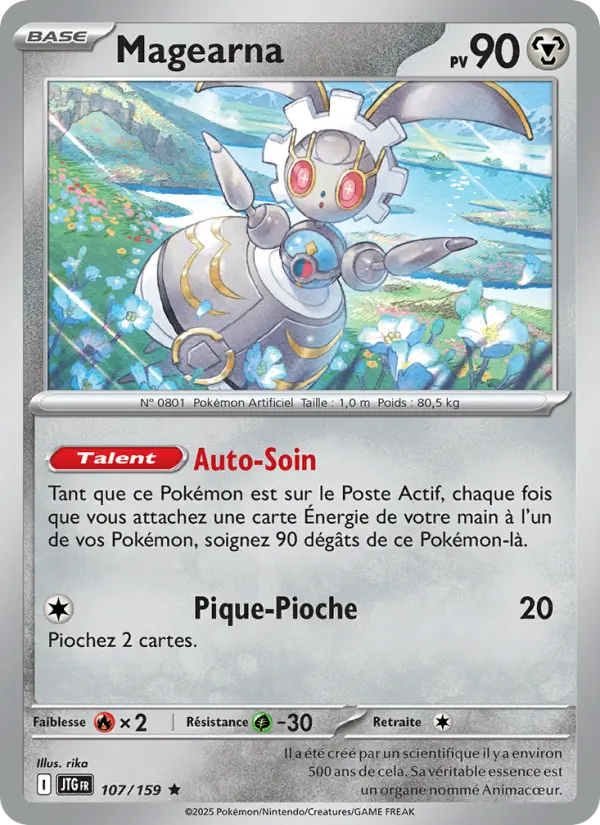 Scan HD carte Pokémon Magearna 107/159 — Aventures Ensemble