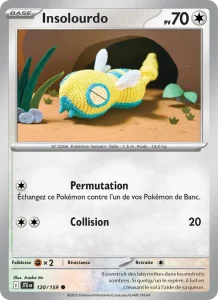Carte Pokemon Insolourdo 120/159 Aventures Ensemble