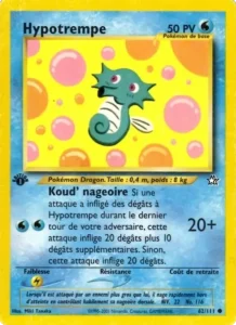 Carte Pokemon Hypotrempe 62/111 Neo Genesis