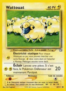 Carte Pokemon Wattouat 65/111 Neo Genesis