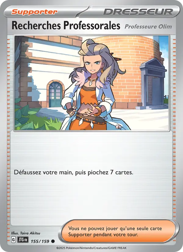 Scan HD carte Pokémon Recherches Professorales 155/159 — Aventures Ensemble