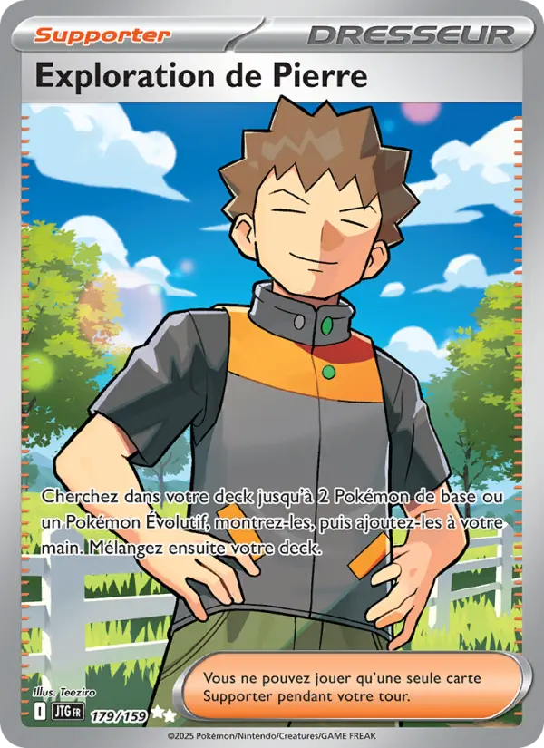 Scan HD carte Pokémon Exploration de Pierre 179/159 — Aventures Ensemble