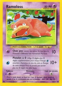 Carte Pokemon Ramoloss 73/111 Neo Genesis