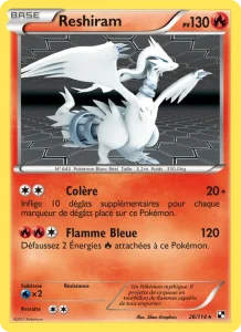 Reshiram 26 — Noir & Blanc