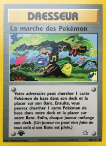 Carte Pokemon La marche des Pokémon 102/111 Neo Genesis