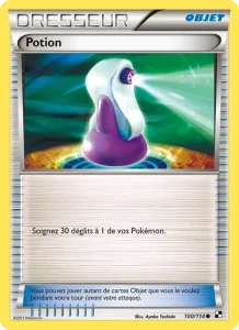 Carte Pokemon Potion 100/114 Noir & Blanc