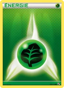 Carte Pokemon Énergie Plante 105/114 Noir & Blanc