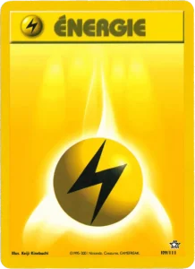 Carte Pokemon Énergie Électrique 109/111 Neo Genesis