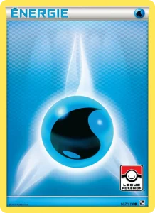 Carte Pokemon Énergie Eau 107/114 Noir & Blanc