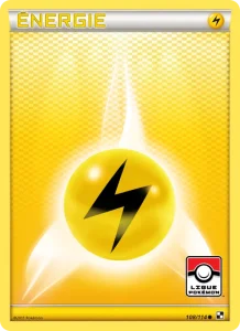 Carte Pokemon Énergie Électrique 108/114 Noir & Blanc