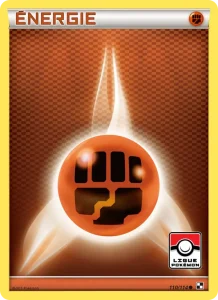 Carte Pokemon Énergie Combat 110/114 Noir & Blanc