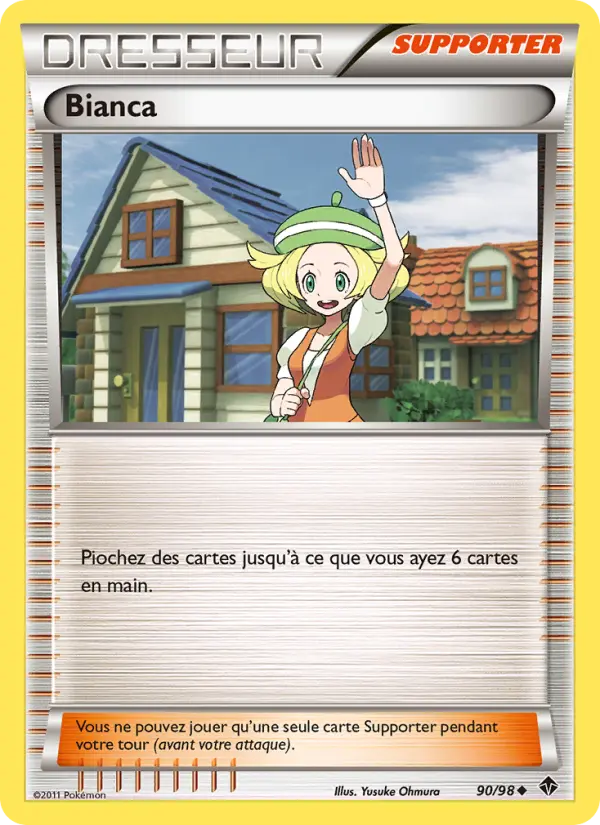 Scan HD carte Pokémon Bianca 90/98 — Pouvoirs Émergents