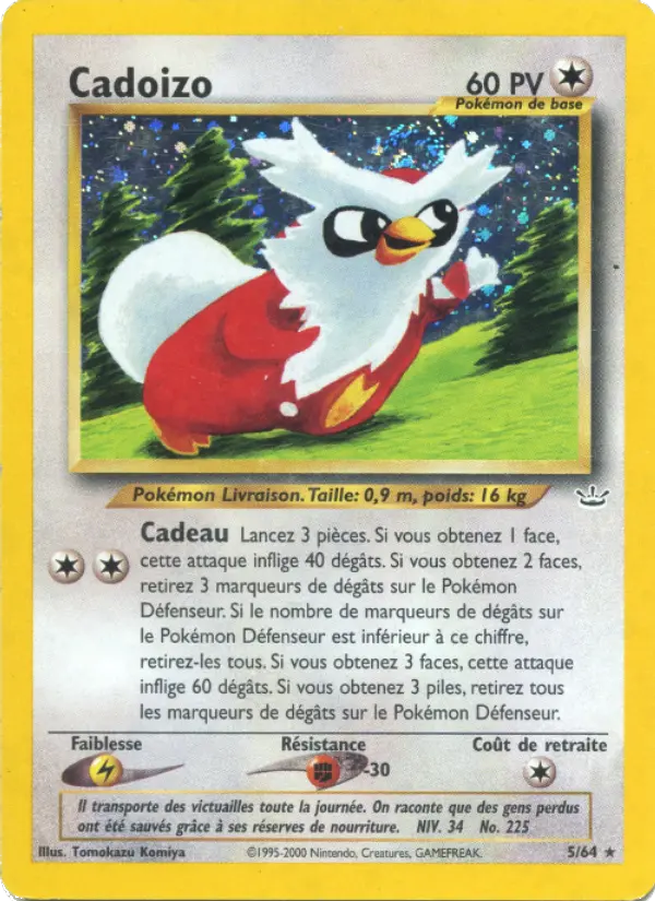 Scan HD carte Pokémon Cadoizo 5/64 — Neo Revelation