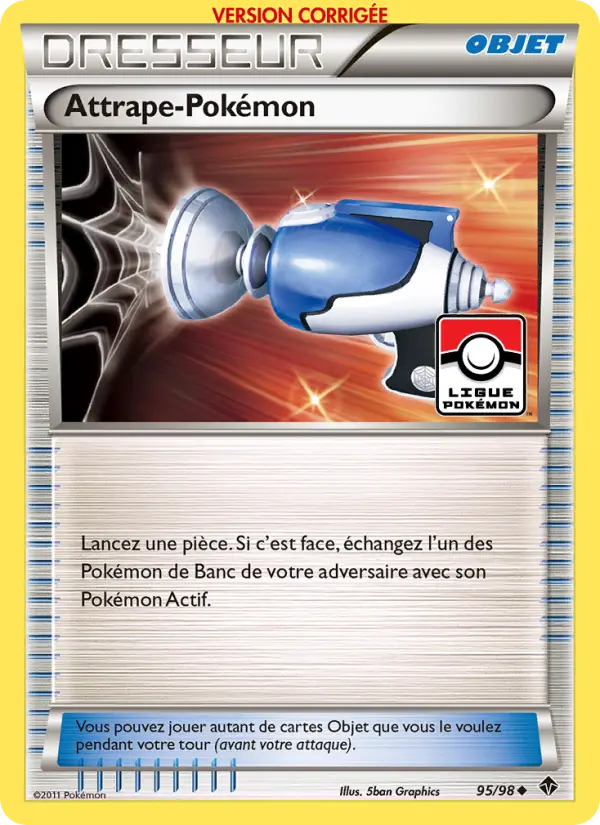 Scan HD carte Pokémon Attrape-Pokémon 95/98 — Pouvoirs Émergents
