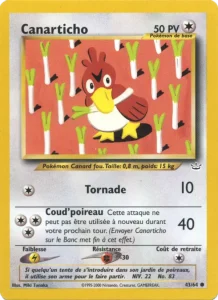 Carte Pokemon Canarticho 43/64 Neo Revelation