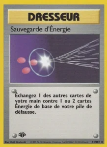Carte Pokemon Sauvegarde d'Énergie 81/102 Set de Base