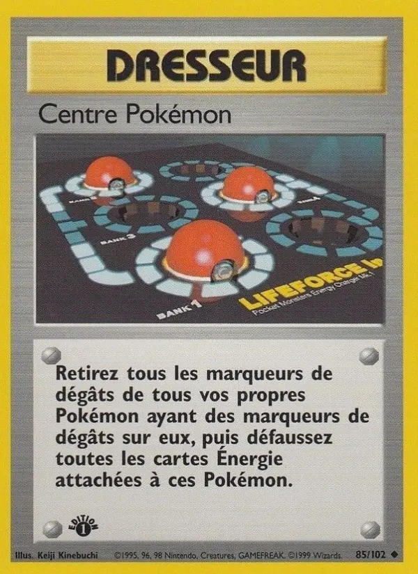 Scan HD carte Pokémon Centre Pokémon 85/102 — Set de Base