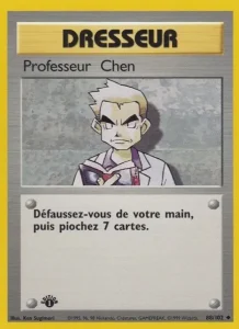 Carte Pokemon Professeur Chen 88/102 Set de Base