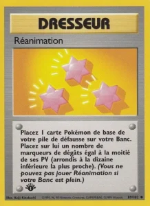 Carte Pokemon Réanimation 89/102 Set de Base