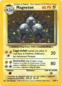 Carte Pokemon Magneton 9/102 Set de Base