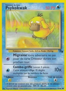 Carte Pokemon Psykokwak 53/62 Fossile