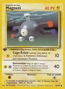 Carte Pokemon Magneti 53/102 Set de Base