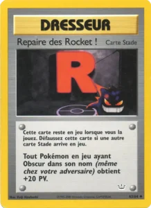 Carte Pokemon Repaire des Rocket ! 63/64 Neo Revelation