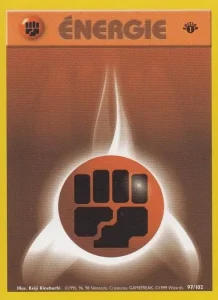 Carte Pokemon Énergie Combat 97/102 Set de Base