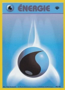 Carte Pokemon Énergie Eau 102/102 Set de Base