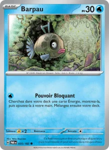 Carte Pokemon Barpau 035/182 Faille Paradoxe