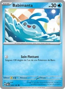 Carte Pokemon Babimanta 039/182 Faille Paradoxe