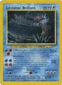 Carte Pokémon Léviator Brillant 65 Neo Revelation
