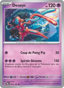 Carte Pokemon Deoxys 074/182 Faille Paradoxe