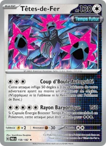 Carte Pokemon Têtes-de-Fer 158/182 Faille Paradoxe