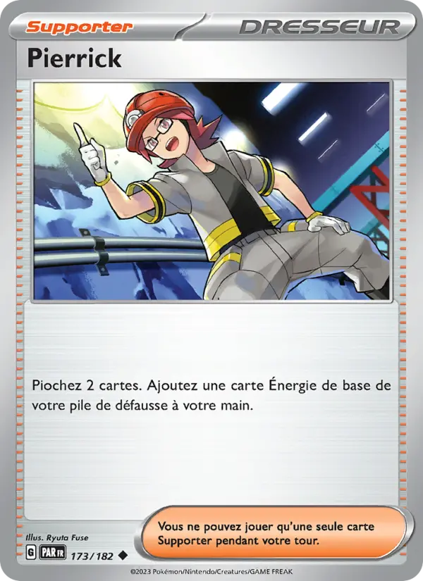 Scan HD carte Pokémon Pierrick 173/182 — Faille Paradoxe