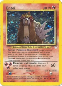 Carte Pokémon Entei 6/64