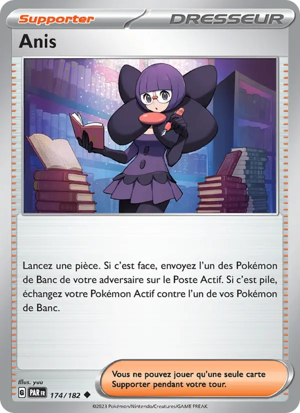 Scan HD carte Pokémon Anis 174/182 — Faille Paradoxe