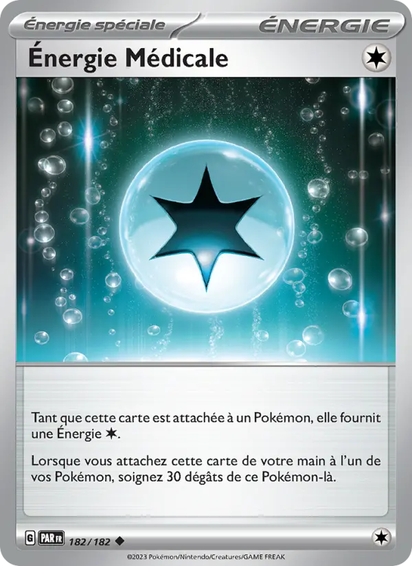 Scan HD carte Pokémon Énergie Médicale 182/182 — Faille Paradoxe
