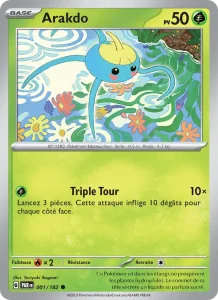 Carte Pokémon Arakdo 001/182