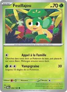 Carte Pokémon Feuillajou 004/182