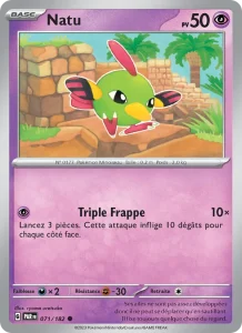 Carte Pokemon Natu 071/182 Faille Paradoxe