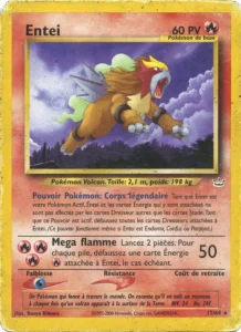 Carte Pokemon Entei 17/64 Neo Revelation