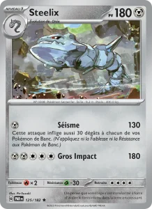 Carte Pokemon Steelix 125/182 Faille Paradoxe