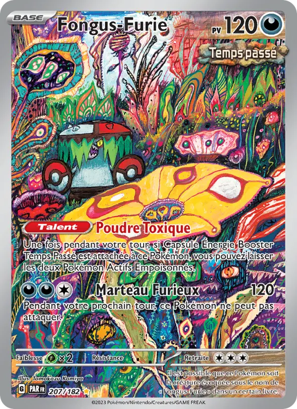 Scan HD carte Pokémon Fongus-Furie 207/182 — Faille Paradoxe