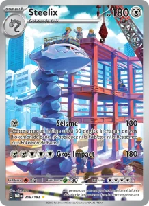 Carte Pokemon Steelix 208/182 Faille Paradoxe