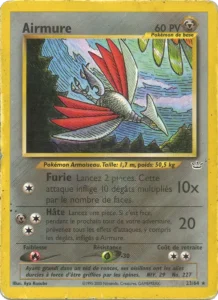 Carte Pokemon Airmure 23/64 Neo Revelation