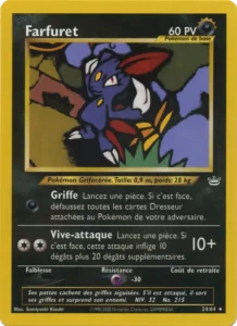 Carte Pokemon Farfuret 24/64 Neo Revelation