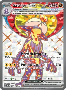 Carte Pokemon Salarsen-ex 227/182 Faille Paradoxe